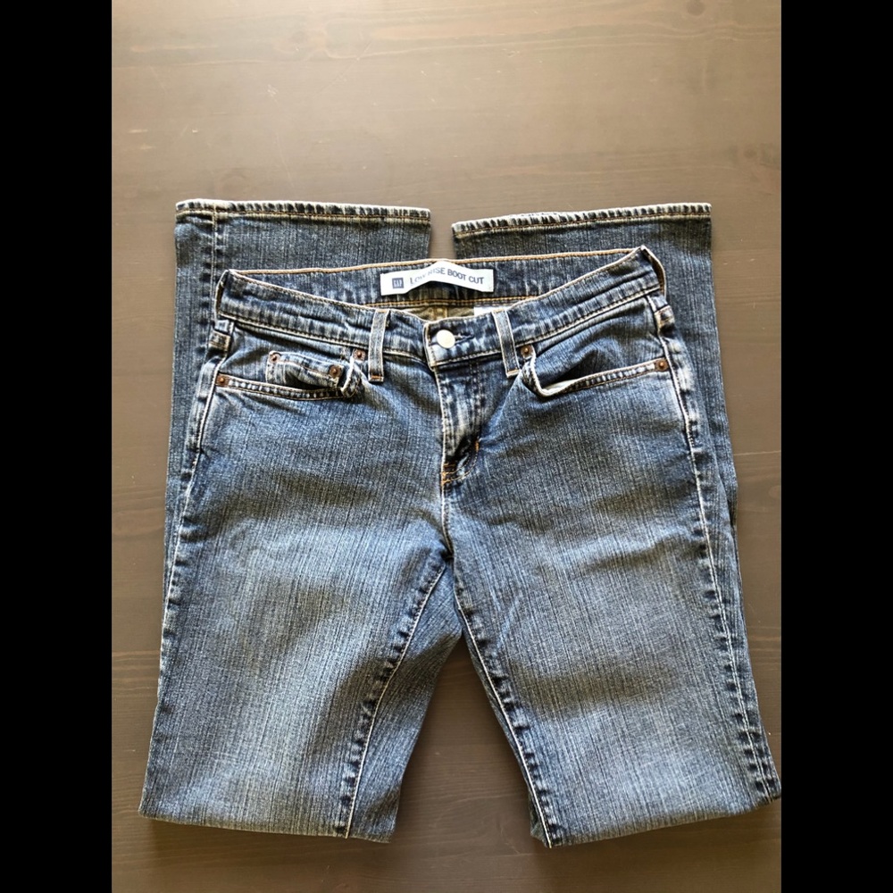 GAP Low Rise Boot Cut Jeans